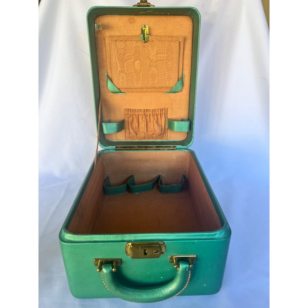 Vintage Rare Art Deco from the 30s Nelialee N.Y.C Toiletry Bathroom Luggage Case - Picture 10 of 12